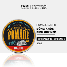 Pomade tạo kiểu tóc DASHU Classic Incredible Shine 100g Sáp vuốt tóc nam sáp tạo kiểu tóc nam giới vào nếp mạnh mẽ, giữ form lâu TM-PM02
