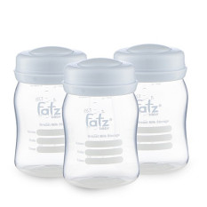 Bộ 3 Bình Trữ Sữa Fatz baby Dành Cho Mẹ Và Bé, Thiết Kế Bình Cổ Rộng,Sử Dụng An Toàn Trong Lò Vi Sóng Và Tủ Đông