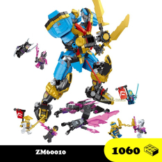 Đồ chơi Lắp ráp Mecha Niya Chiến binh X, ZM60010 Ninjago Robot, Xếp hình thông minh, Mô hình người máy [1060 mảnh]