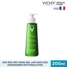 Sữa rửa mặt dạng gel giúp làm sạch sâu và giảm bã nhờn trên da Normaderm Phytosolution Intensive Purifying Gel 200ml
