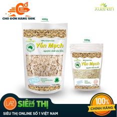 Combo Yến Mạch Xuân An nguyên chất ăn liền bịch 400g + bịch 180g