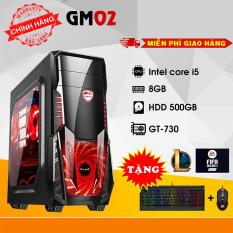 Máy tính chơi Game 4TechGM02 core i5, ram 8GB, hdd 500gb, vga GT730(chuyên LOL, FIFA, Stream) – Tặng phím chuột Gaming DareU