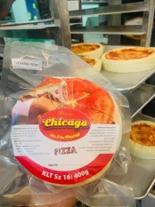 Pizza Chicago nhân nhồi 400g ( vị bò ngô, xúc xích, thập cẩm, hải sản)