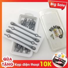 Dây Giày Cao Su Đàn Hồi Thông Minh Hilaces – Full 10 Màu (Bộ 14 Dây) + Tặng lót mũi silicon