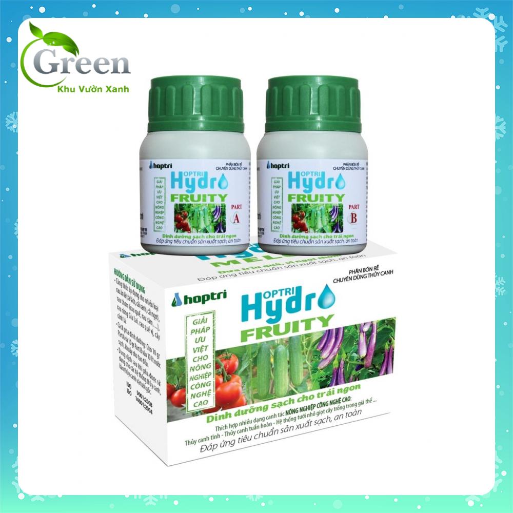 Dinh dưỡng thủy canh chuyên dùng rau ăn trái - hộp 2 chai
