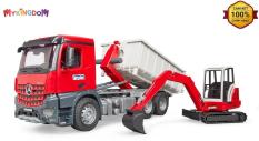 Đồ Chơi Dạng Mô Hình Theo Tỷ Lệ Thu Nhỏ 1:16 Xe Ben Và Xe Xú BRUDER BRU03624
