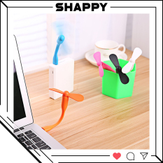 Quạt Mini Cổng USB 2 Cánh Tháo Rời – Giao Màu Ngẫu Nhiên [Shappy Shop]