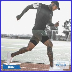 Quần đùi thể thao nam 2 lớp ASRV T-Rex Shop SP124 – Quần short thể thao phối legging nam (Men Pants, legging,đồ tập quần áo gym, mẫu short ngắn,thể hình,tạ Fitness)