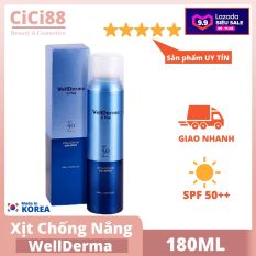 Xịt Chống Nắng Toàn Thân Wellderma G PLus Cooling Sun Spray mát da, tăng độ ẩm, cung cấp khoáng, làm dịu da, bảo vệ da CiCi88