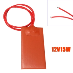 【CW】 1pc 12V 15W Silicone Heater Pad Heating Temperature Plate For Home Accessories 50x100mm