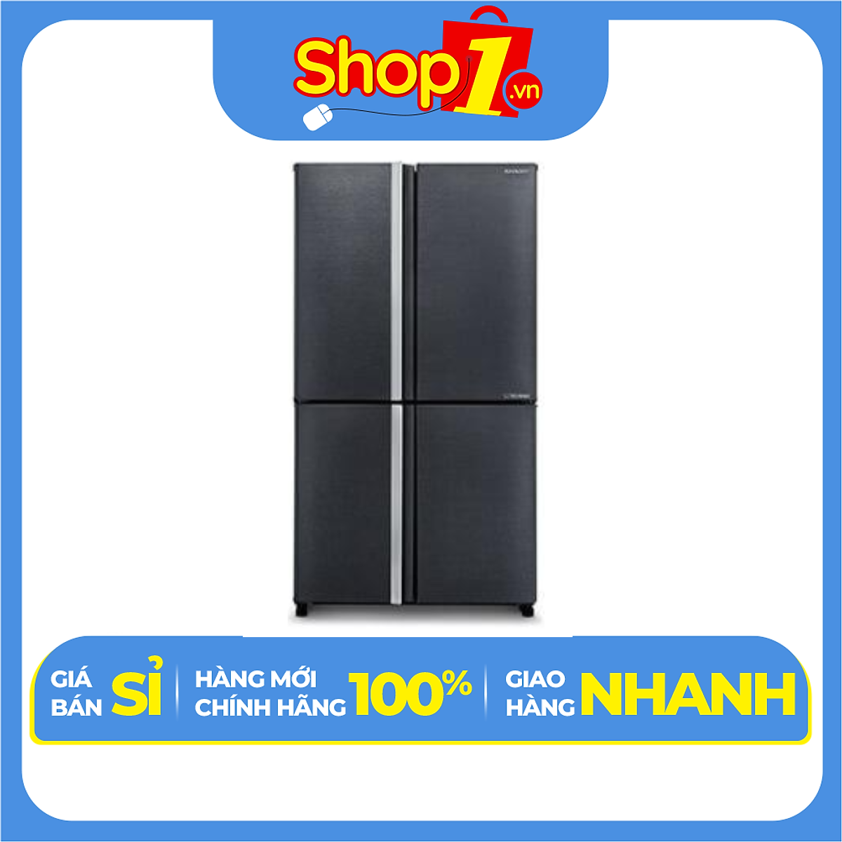 Tủ Lạnh Sharp Inverter 572 lít SJ-FX640V-SL
