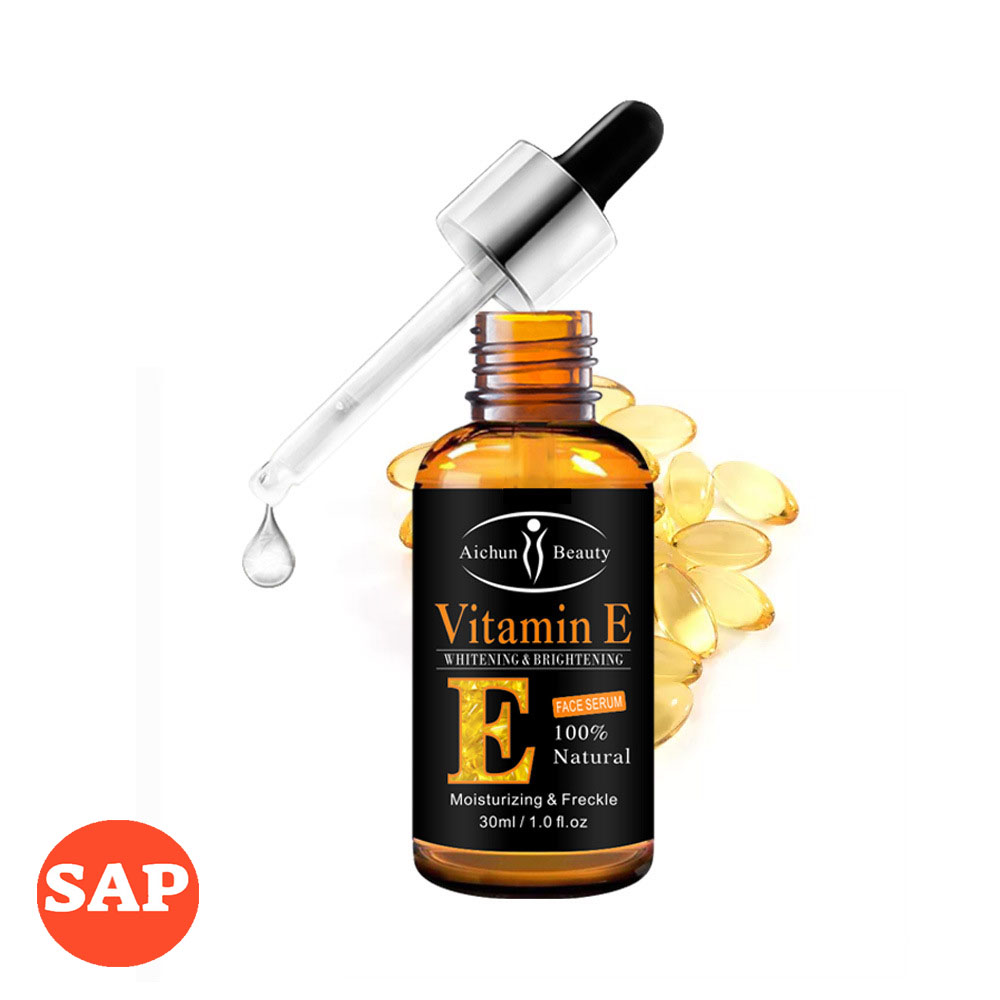 Serum Vitamin E siêu dưỡng trắng da, giúp tái tạo da mặt, làm sáng và căng bóng da, ngăn ngừa...
