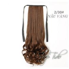 Tóc Cột Xoắn Đuôi Cao Cấp 2/30 (nâu vàng) 58cm