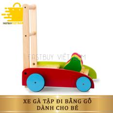 Xe Gà Tập Đi – Xe Tập Đi Cho Bé, Chất Liệu Gỗ Cao Su Bền Và Chắc Chắn, Có Phủ Lớp Sơn PU Chống Độc Hại Và Gia Công Kỹ Càng