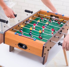 Đồ Chơi Bàn Bóng Đá Bi Lắc Trẻ Em Chính Hãng – Bàn Bóng Đá Table Top Foosball (Gỗ) miDoctor – 6 Hàng Cầu Thủ