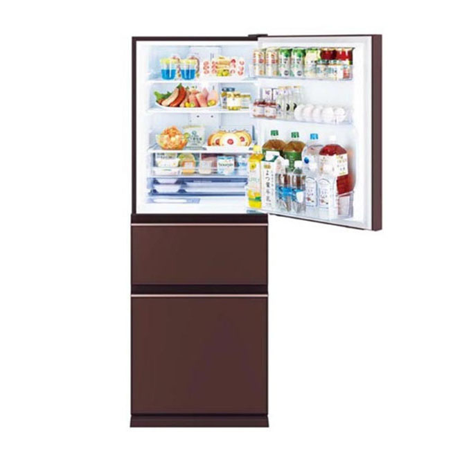 [Trả góp 0%]Tủ lạnh Mitsubishi Inverter 365 lít MR-CGX46EN-GBR-V Nâu - Miễn phí vận chuyển & lắp đặt - Bảo...