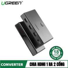 Bộ chia cổng HDMI 1 ra 2 Ugreen 50707 hỗ trợ 4K2K 60Hz – Hãng phân phối chính thức