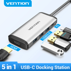 Vention USB C HUB Type C to HDMI USB C Dock Station Splitter SD TF slot RJ45 VGA for MacBook Pro iPad Air 4 iPad Pro Laptop USB 3.0 PD Adapter