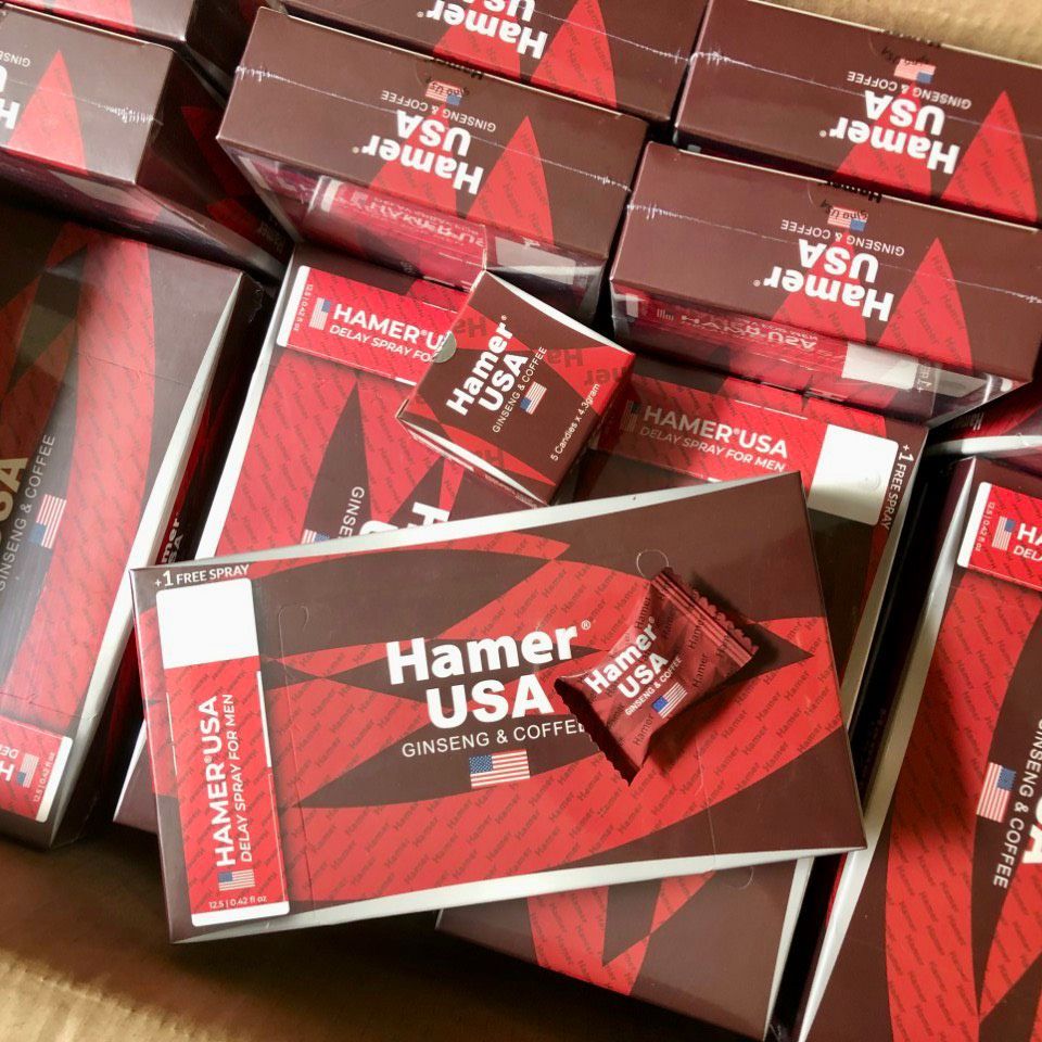 [MẪU MỚI 2023] Kẹo ngậm sâm Hamerr Mỹ chính hãng giúp hỗ trợ sức khỏe phái nam, kéo dài quan...