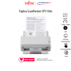 Máy Scan Fujitsu ScanPartner SP1130n quét hai mặt tự động, tốc độ đến 60 ảnh/phút, khay ADF