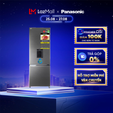 [Trả góp 0%] Tủ Lạnh 2 Cánh Panasonic 290 Lít NR-BV320WSVN ngăn đá dưới – Lấy nước ngoài – Bảo hành chính hãng 12 tháng