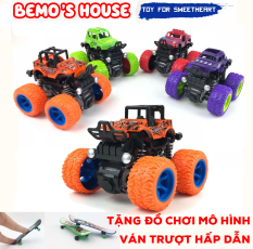 Xe ô tô đồ chơi,xe địa hình bánh to, chạy bằng lực quán tính,xe địa hình bánh đà, đồ chơi trẻ em 4 màu siêu hấp dẫn