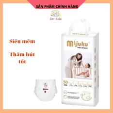 Bỉm Mijukucho bé, bỉm cho trẻ sơ sinh Ori Kids BIM01 siêu mềm, siêu thấm hút, an toàn với trẻ