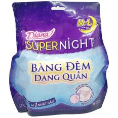 Băng vệ sinh Diana ban đêm dạng quần size M-L