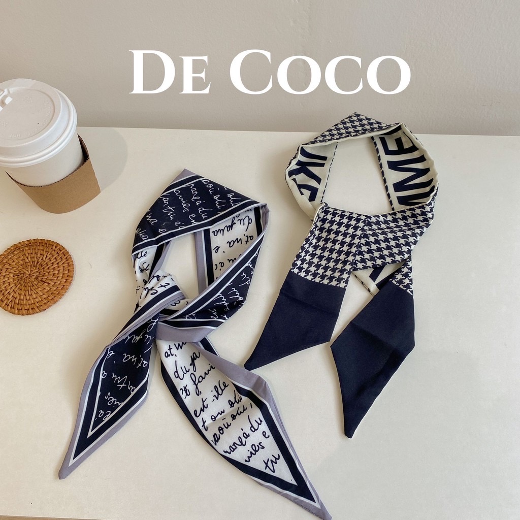 Khăn lụa, khăn turban bandana De Coco Decoco