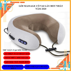 Gối massage cổ chữ U cao cấp đa năng, gối ngủ văn phòng, gối massage trị liệu, gối mát xa cổ vai gáy chữ U, gối mát xa cổ cao cấp, gối mát xa sạc pin, gối massage cổ chữ U đa năng hót nhất năm 2020.