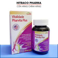 Viên uống vitamin tổng hợp Pharvita Plus bồi bổ cơ thể, tăng cường sức đề kháng, giảm mệt mỏi suy nhược – Chai 30 viên dùng cho người từ 6 tuổi