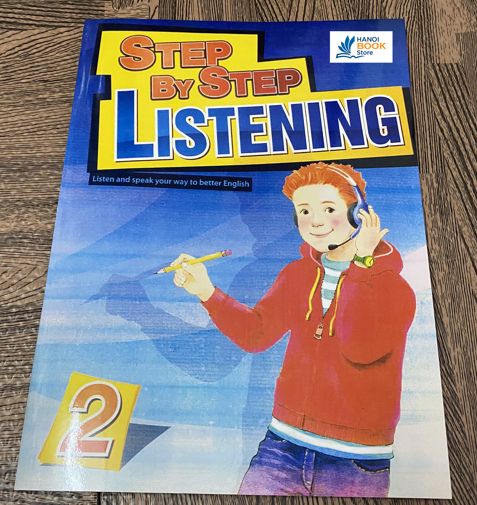 Step By Step Listening 1,2,3 sách màu