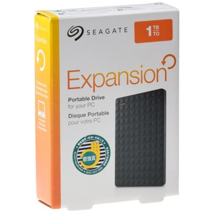 [HCM]ổ cứng di động Seagate Expantion 500GB USB 3.0 - BH 24 Tháng-Tặng túi chống sốc,đầu chuyển OTG Micro USB,Type-C...
