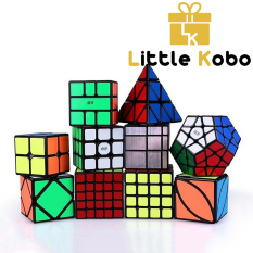 Rubik QiYi 2×2 3×3 4×4 5×5 Megaminx Pyraminx Rubik Biến Thể Rubic Đồ Chơi Trí Tuệ (Loại Xịn)