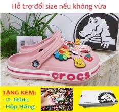 [TẶNG hộp CROCS + 12 Jitbitz] DÉP QUAI NGANG CROCS BAYA HỒNG – TRUST – dép cá sấu – dép crocs – dép sục – dép nam – dép nữ – dép quai hậu nữ – dép cross – dép sandal nữ – dép quai hậu nam – dép quai hậu – dép cặp – dép quai ngang