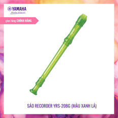 Sáo dọc Recorder Yamaha YRS-20B – Nguyên liệu đáp ứng tiêu chuẩn quốc tế, được đưa vào chương trình giáo dục âm nhạc – Tháo lắp vệ sinh dễ dàng – Tặng phụ kiện túi đựng Recorder – Bảo hành chính hãng 12 tháng