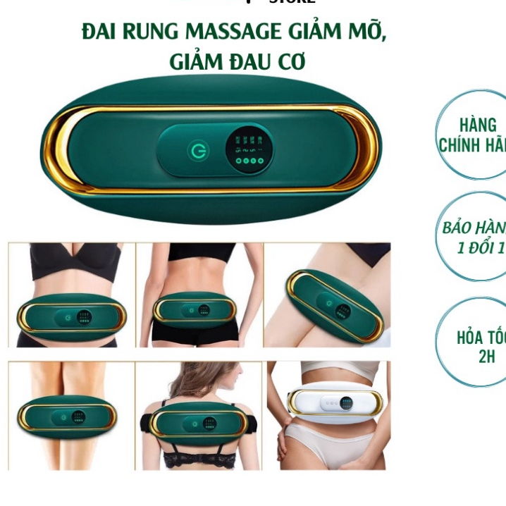 Đai massage giảm mỡ bụng bằng điện Không dây, Máy massage bụng thon gọn cơ thể, Sử dụng công nghệ...
