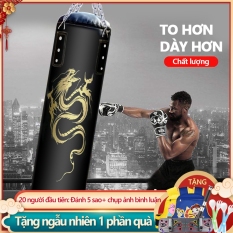 100/120cm Bao cát đấm bốc túi cát da PU (KHÔNG GỒM CÁT) bao cát tập gym dụng cụ tập gym đấm bốc quyền anh bao cát treo túi cát treo trần Our shopping home