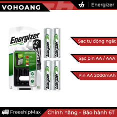 Bộ sạc Energizer recharge kèm 4 pin AA (Tự ngắt sạc)