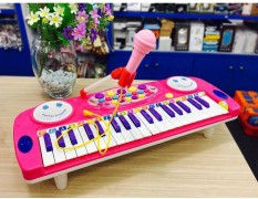 Đồ chơi đàn Organ mini kèm micro cho bé tập đàn tập hát