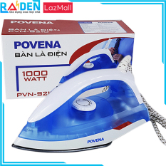 [BH 12 THÁNG] Bàn Ủi Khô 1000W Povena PVN-9210/ Matika MTK-2910 Lớp Chống Dính Cao Cấp Teflon Bền Bỉ Cảm Biến Nhiệt An Toàn-Hàng Chính Hãng