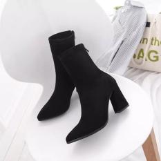 Giày bốt nữ đế số 7 siêu đẹp – giày boot nữ, boots nữ, giày cao gót nữ, giày cao gót đế vuông, giày cao gót 7p, giày cao gót giá rẻ, giày nữ đen, giày nữ thời trang, giày nữ hàn quốc, giày nữ hot, giày nữ đi học, giày nữ chất