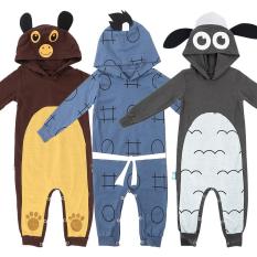 Combo 3 bộ Bodysuit Dài hình thú ngộ nghĩnh cho bé trai và bé gái – PBDS_CB