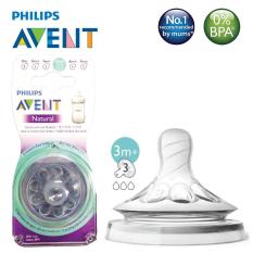 Núm ti silicone Philips Avent Natural cho bé