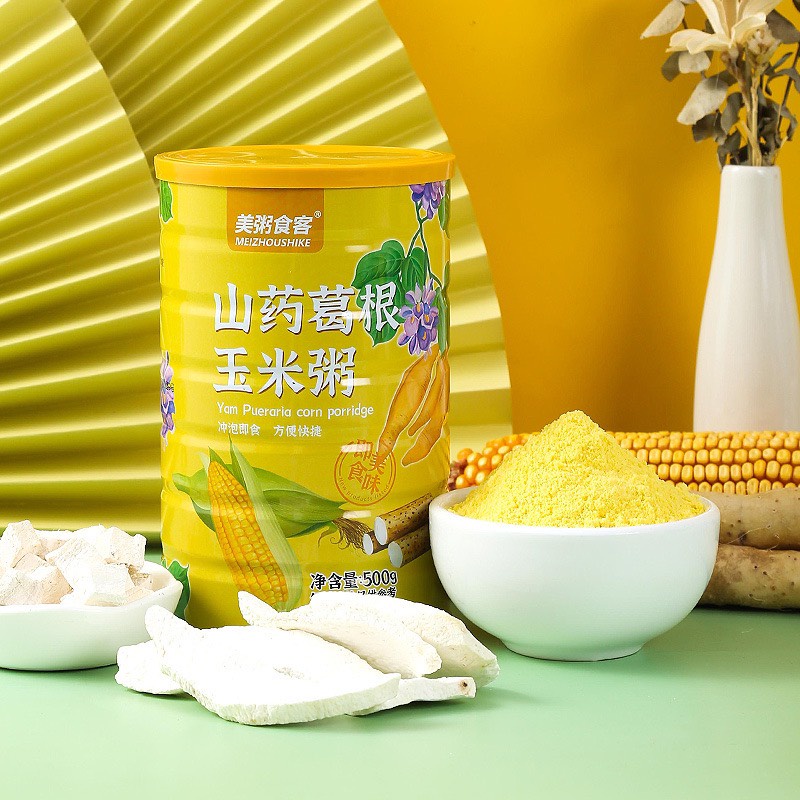 Bột Sắn Dây Bột Ngô Z2 Meizhoushike Dưỡng Nhan ăn kiêng hộp 500gr