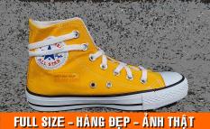 Giày sneaker cao cổ màu vàng đẹp nam nữ (tặng hộp)