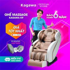 Ghế massage toàn thân Kagawa K9 Cao Cấp đa chức năng, công nghệ túi khí, nhiệt hồng ngoại Nhật Bản, [Bảo Hành 6 Năm, 1 Đổi 1 trong 15 ngày]