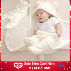 Chăn quần lông cừu ủ kén Baby Blanket hình thú cao cấp cho bé yêu có thể dùng kèm với nôi em bé, nâng niu bảo vệ sức khỏe con yêu- MBHANG05