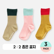 Set 3 đôi tất trẻ em cho bé trai, bé gái Unifriend Hàn Quốc U7002 – Unifriend Hàn Quốc, Cotton Organic