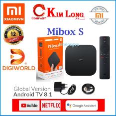 Android Tivi Box Xiaomi Mibox S Ultra HD Quốc Tế Tiếng Việt – Chính hãng DiGiWorld phân phối